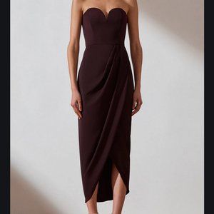 Shona Joy 'U' Bustier Draped Dress Size 2
